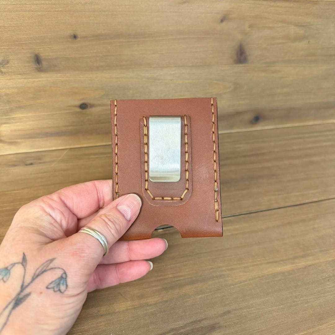 slim leather front pocket wallet
