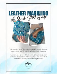 Leather Marbling Quick Start Guide