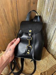 Handmade Mini leather backpack